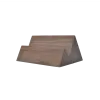 Front of Walnut Business Card Holder