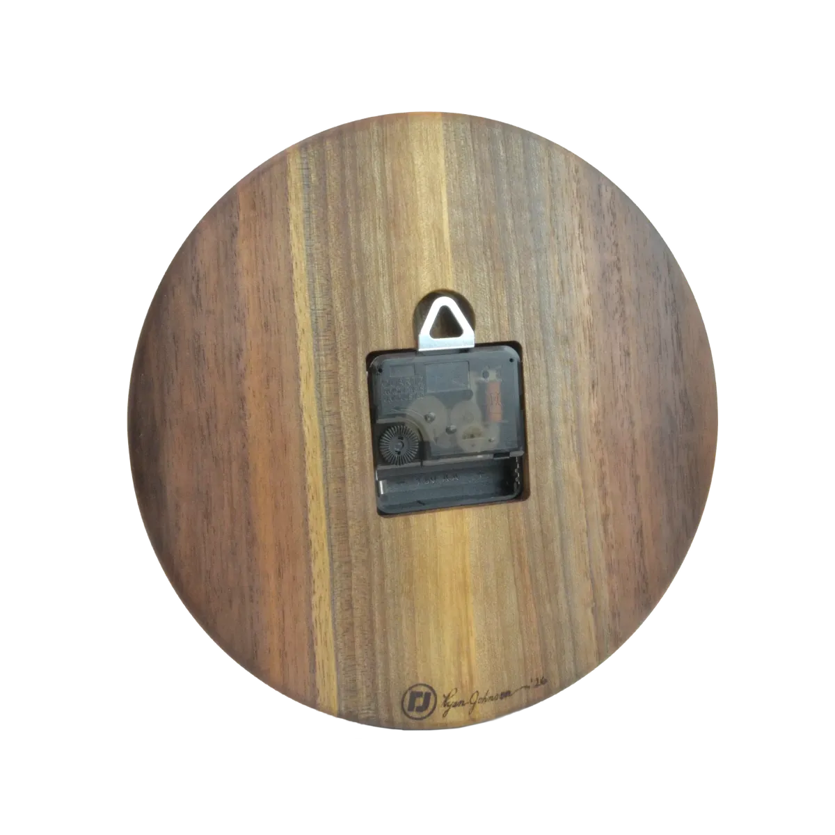 Walnut Clock Backside