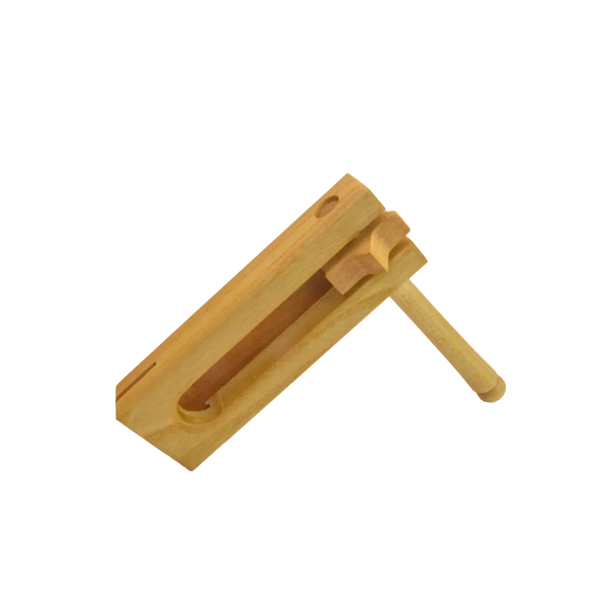 Hardwood Purim Grager Side View