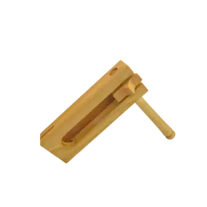 Hardwood Purim Grager Side View