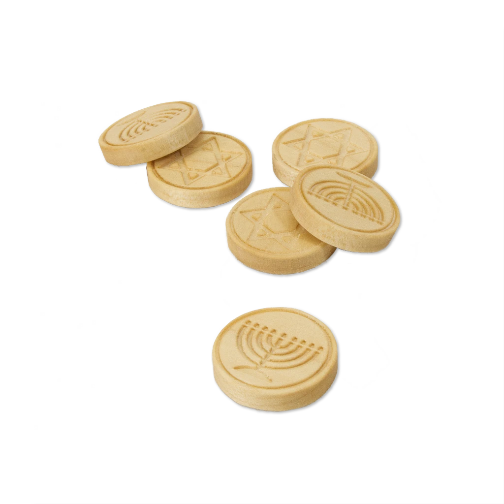 J100 Gelt Coins 6pcs J100 Gelt Coins 6pcs