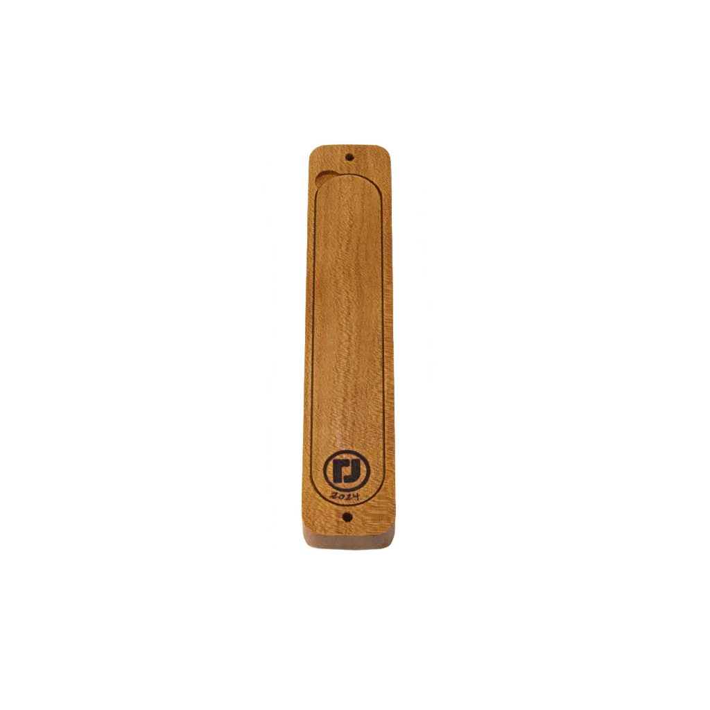 Cherry Wood Mezuzah Case Back