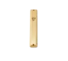 Handcrafted maple mezuzah case with engraved Hebrew Shin symbol