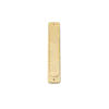 Rear view of handcrafted maple mezuzah case