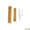 Cherry Mezuzah Case With Ebony Inlay Open Back